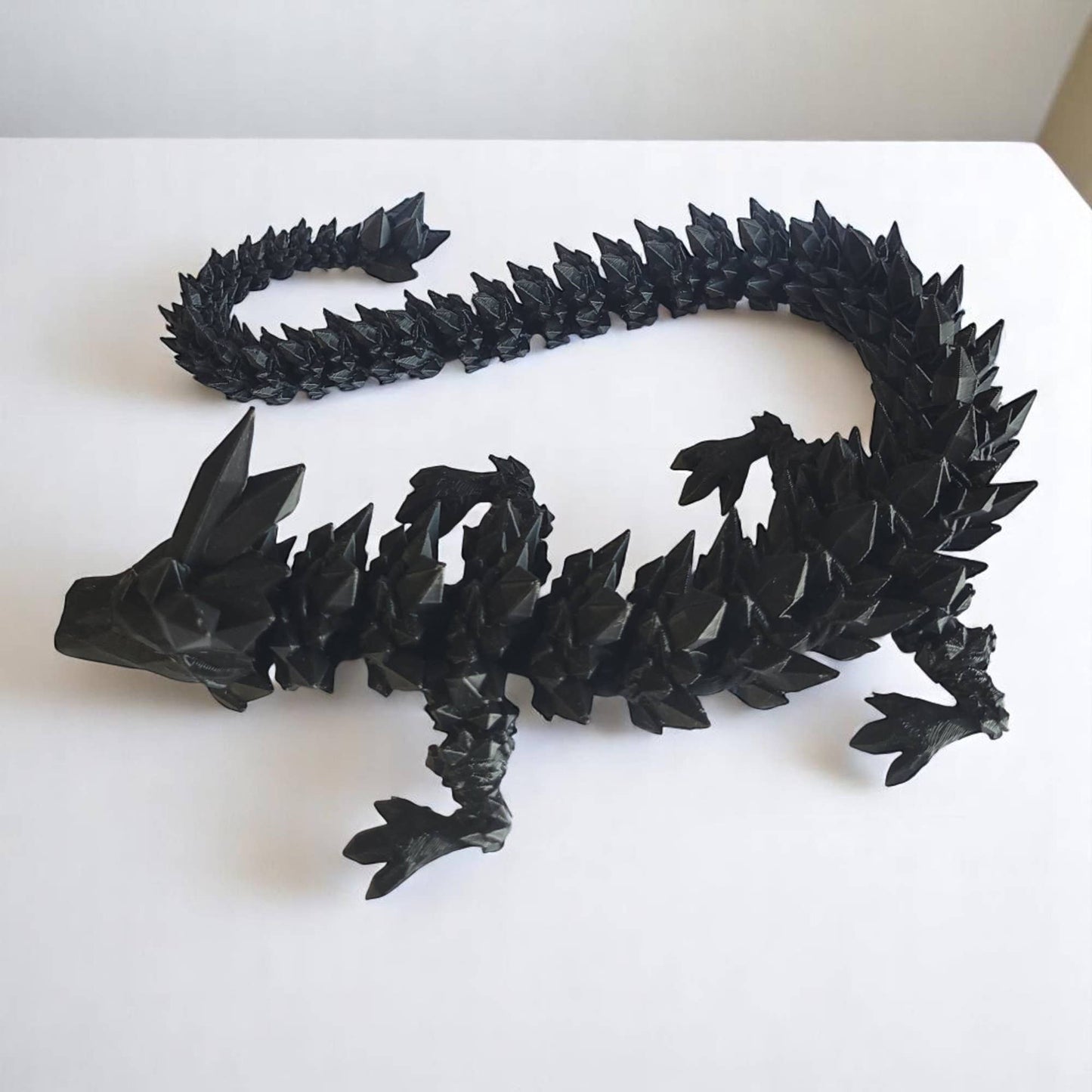 3D Printed Articulated Crystal Dragon