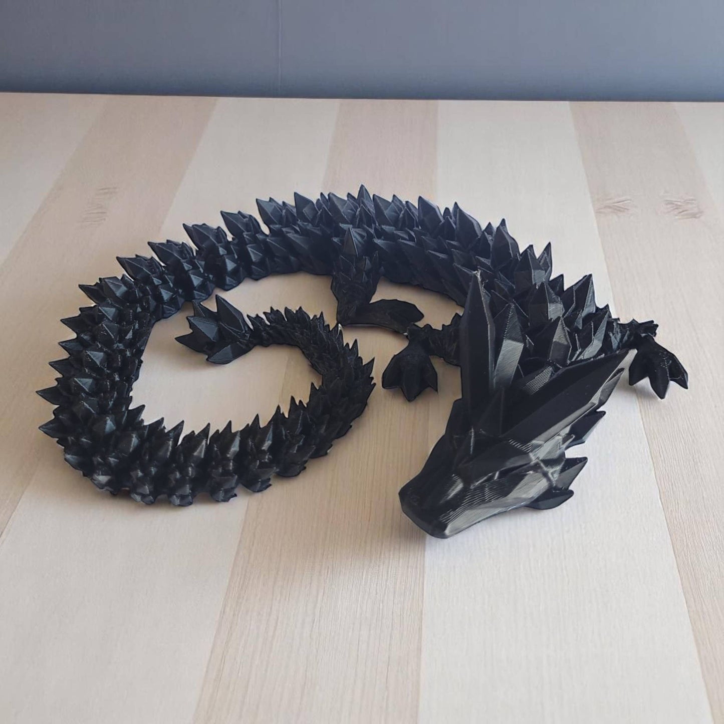 3D Printed Articulated Crystal Dragon