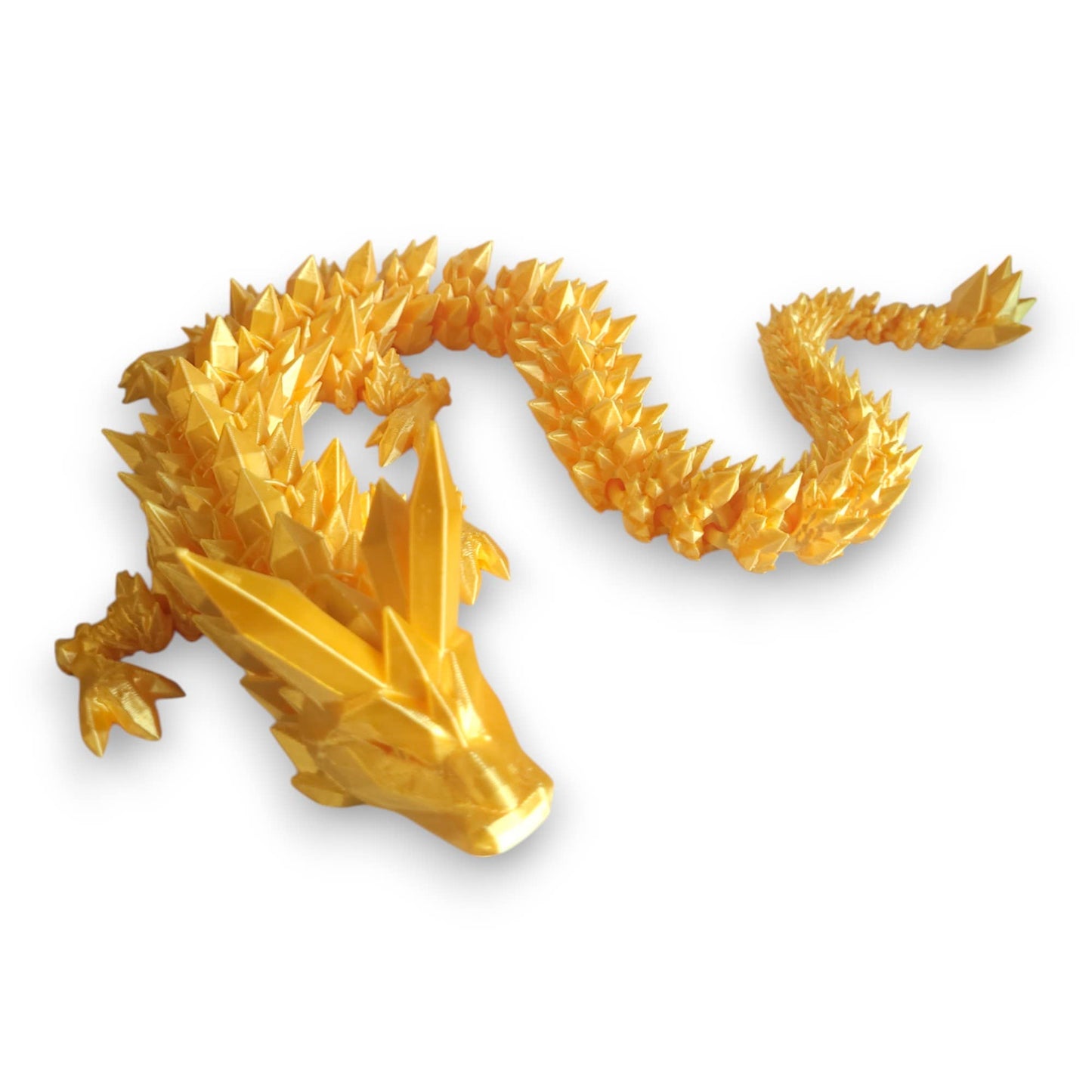 3D Printed Articulated Crystal Dragon