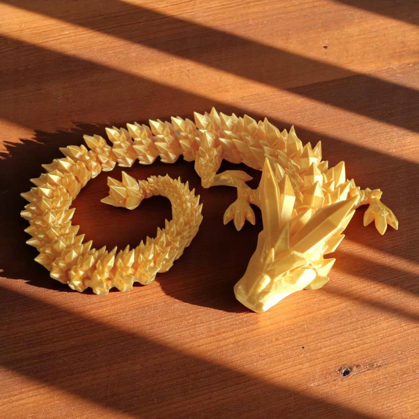 3D Printed Articulated Crystal Dragon