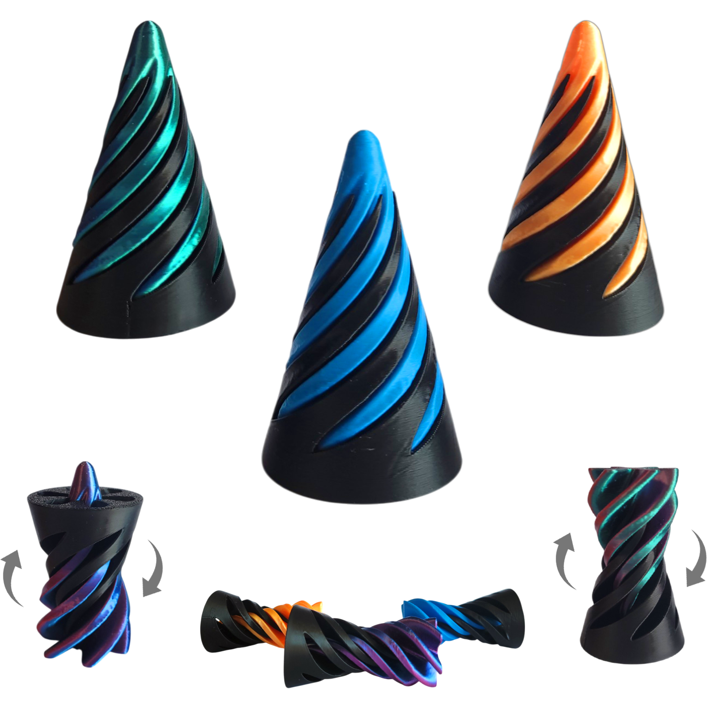 3D Printed Impossible Passthrough Fidget Toy